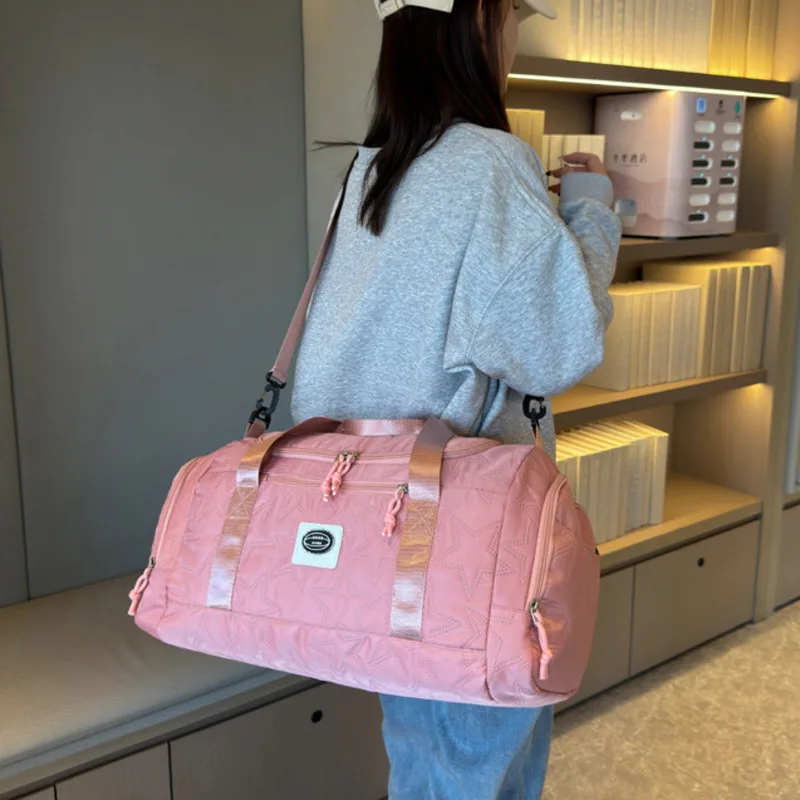 Travel Bag Large Capacity Accommodation Storage Bag Fitness Yoga Portable Business Travel Luggage Bag Dry and Wet Separation