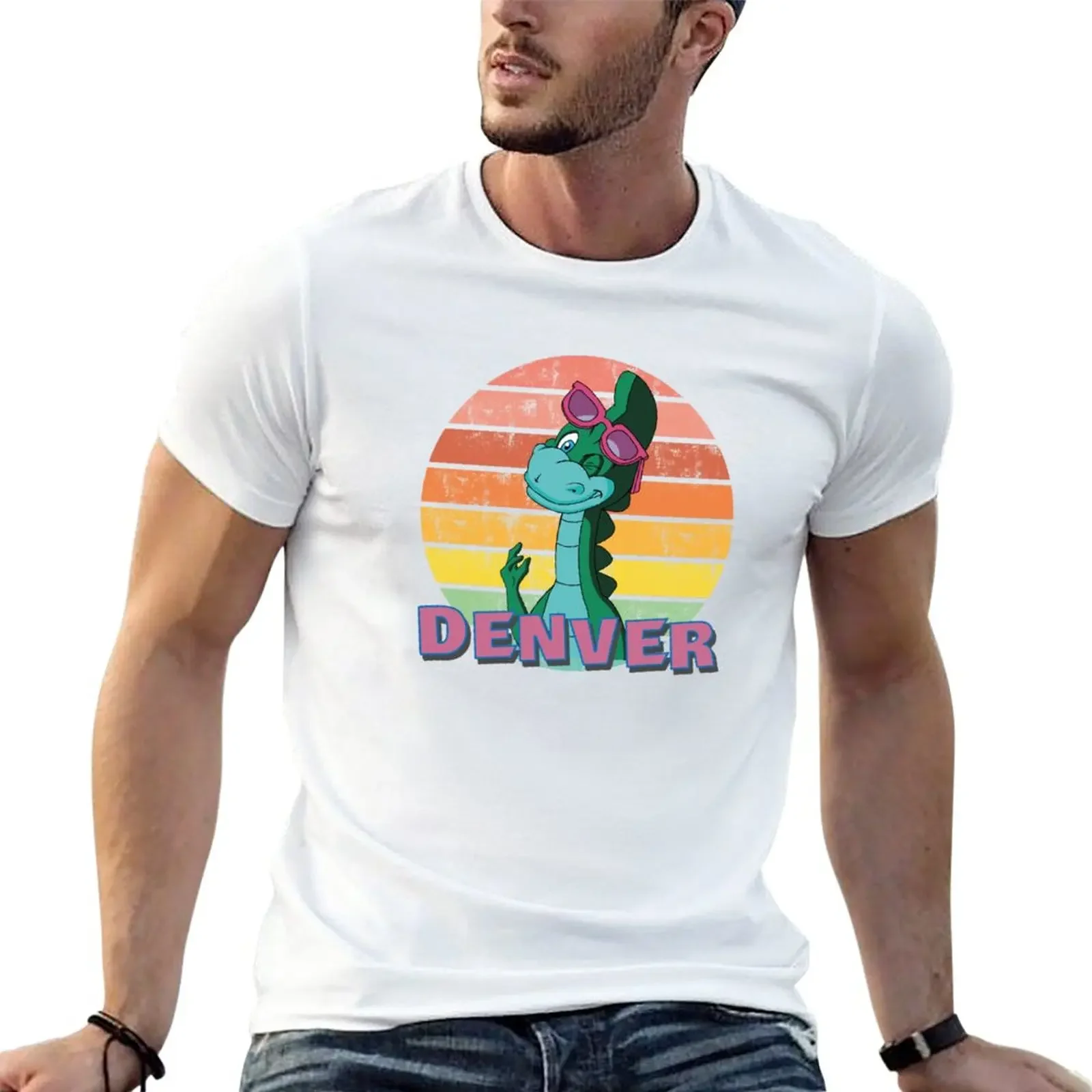 

New Denver The Last Dinosaur Funny Tee T-Shirt T-shirt for a boy heavyweight t shirts summer top mens tall t shirts