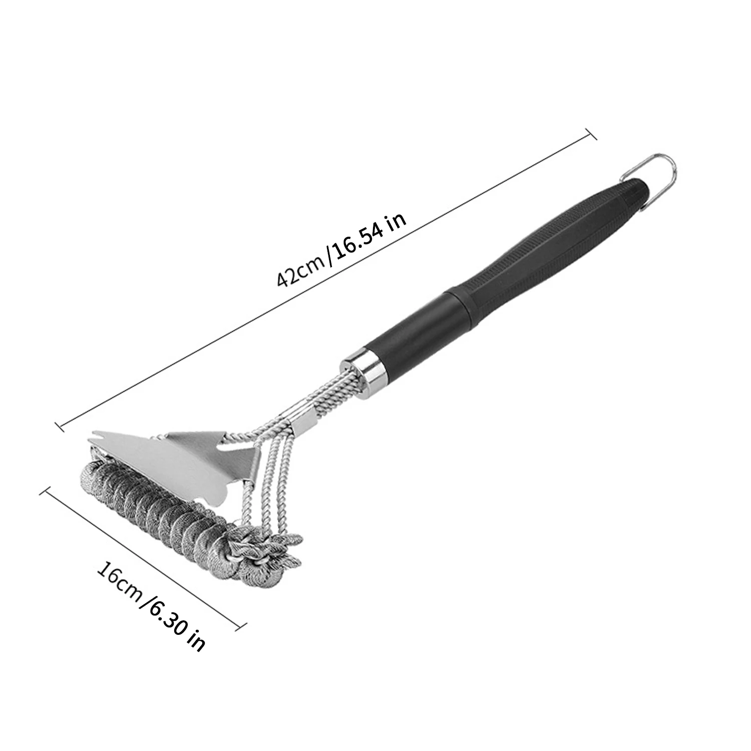 With scraper
