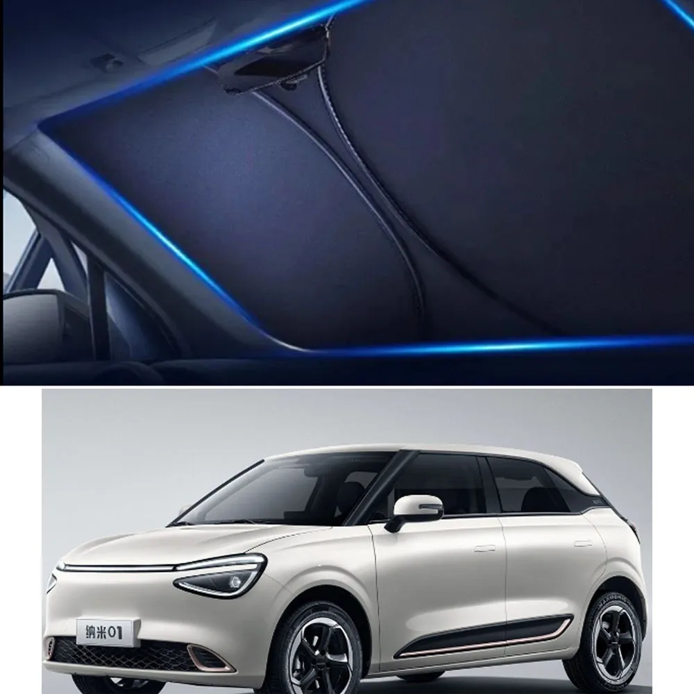 Sunshades UV Protection Curtain Sun Shade Visor Front Windshield Protector Car Accessories For Nammi Box 01