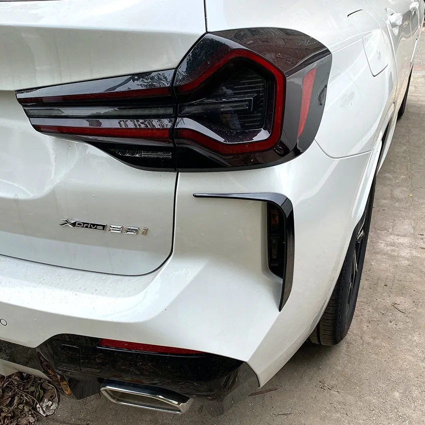 BMW X3 G01 M 스포츠 2022+ 리어 범퍼 립 스포일러 사이드 카나드 스플리터 트림 윈드 나이프 자동차 인테리어 액세서리