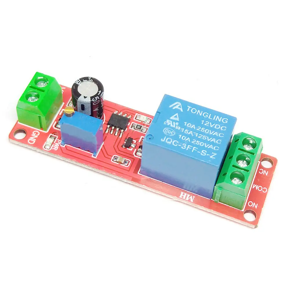 Description Picture 5 of itemDC 5V 12V Time Delay Relay NE555 Time Relay Shield Timing Relay Timer Control Switch Car Relays Pulse Generation Duty Cycle