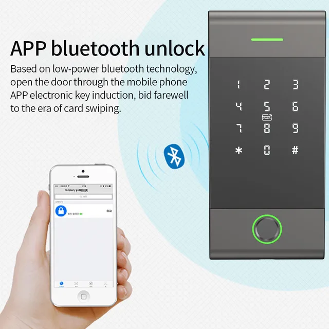 TTLock App Remote Control Gateway Work With Alexa RFID Metal Access Control Keypad Fingerprint Waterproof Electric Lock System 2