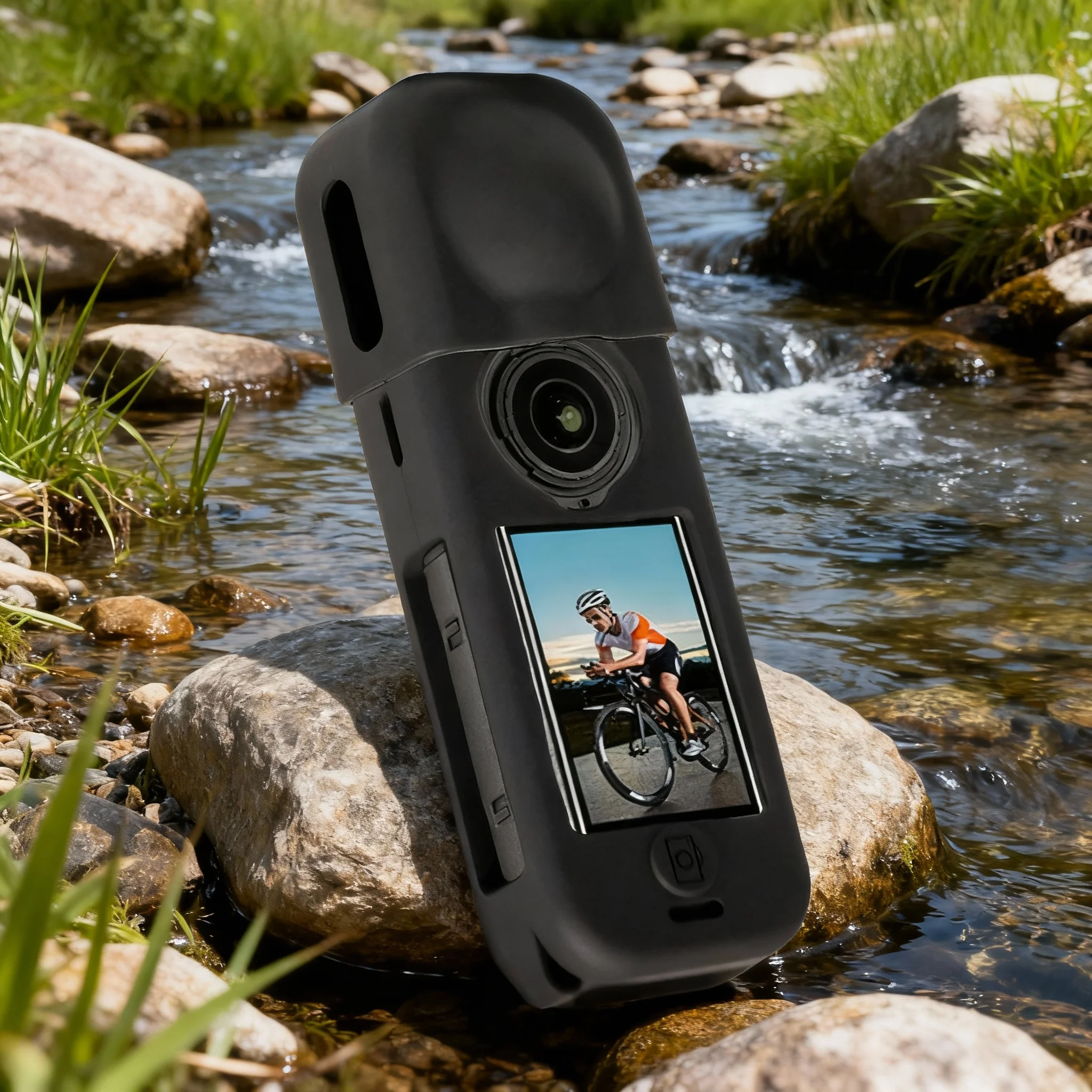 Silicone Protective Case and Lens Guard Cap