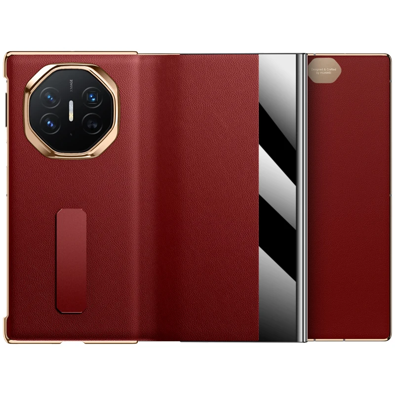 Magnetic Luxury Leather Phone Case with Rotating Kickstand Cover