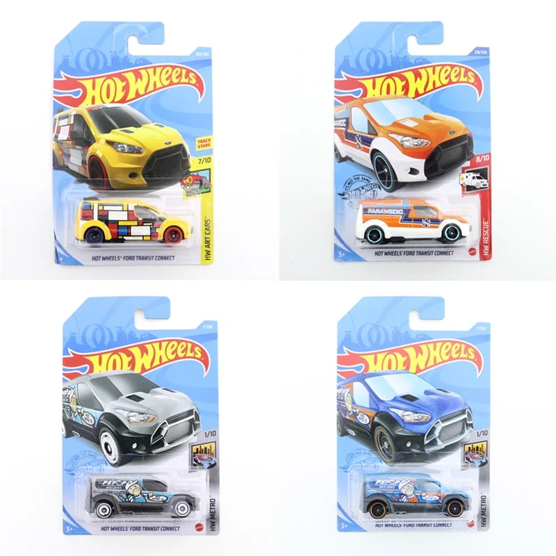 

2021-07 FORD TRANSIT CONNECT оригинальные горячие колеса Мини Сплав купе 1/64 Металл литье под давлением модель автомобиля детские игрушки подарок