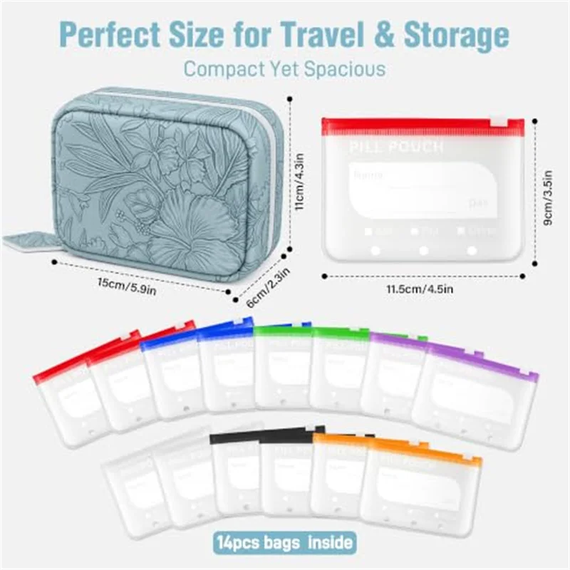 Compact Silicone Travel Storage Pouch