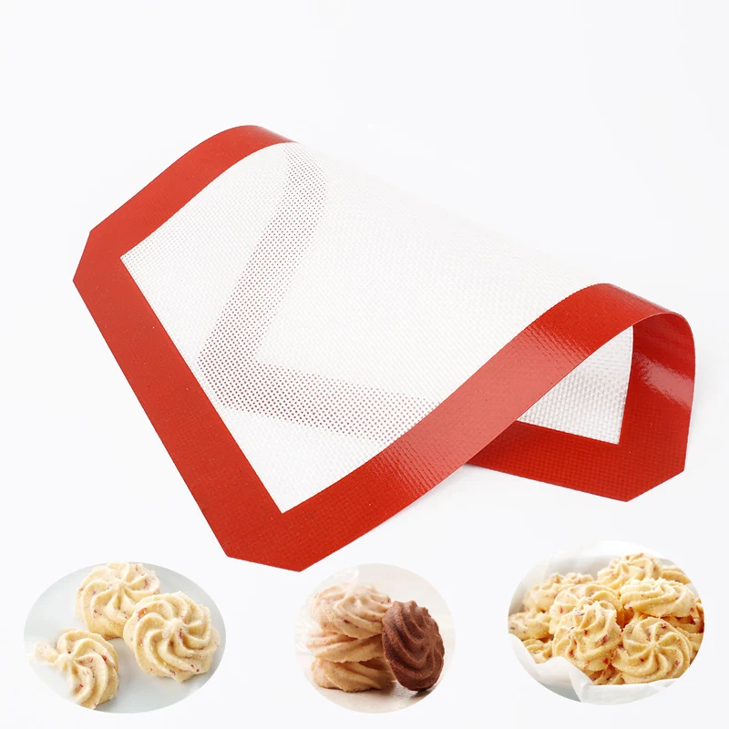 Non-Stick Baking Mat High Temperature Resistant Glass Fiber Rolling Dough Mat Oven Pasta Tool Kitchen Gadgets Utensils