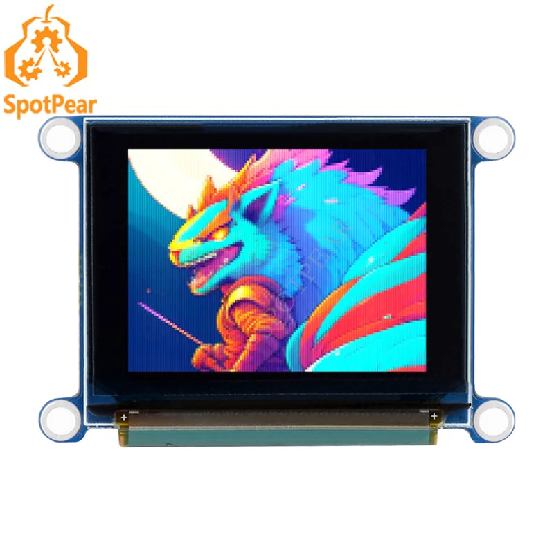 

1.27inch RGB OLED Display Module 128×96 Resolution 262K Colors SPI Interface for Arduino / Raspberry Pi / STM32