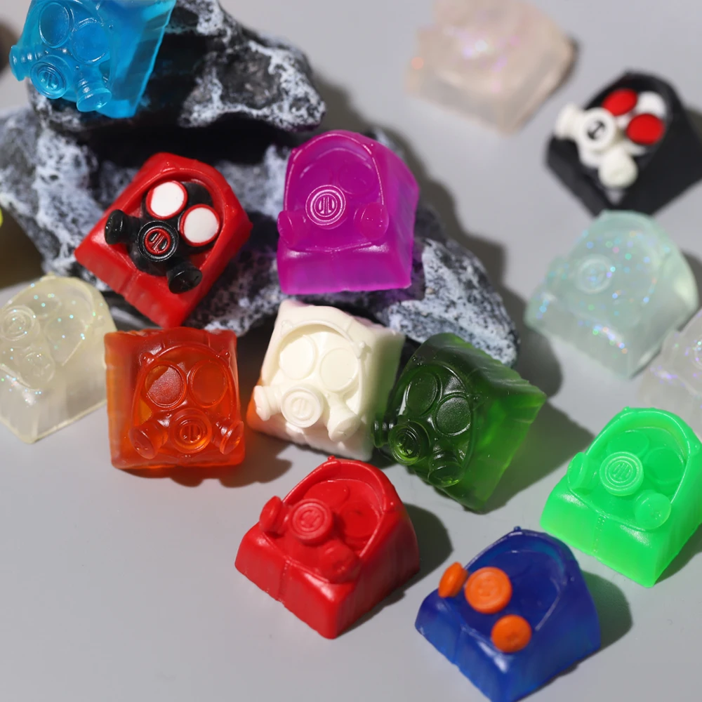 

Keycap Games Backlit Translucent DIY Resin Key Cap Mechanical Keyboards Keycaps for Mechanical Keyboards Ecs Key Cherry MX Axis