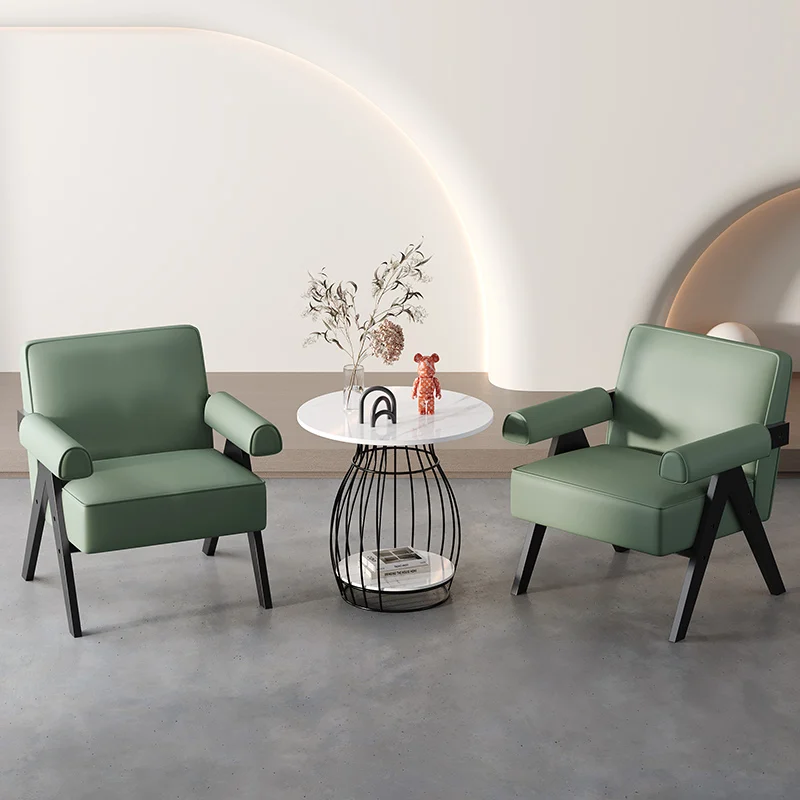 Lounge VIP Restaurant Chairs Bedroom Makeup Tables Backrest Designer Chairs Modern Wood Chaises Salle Manger Library Furniture