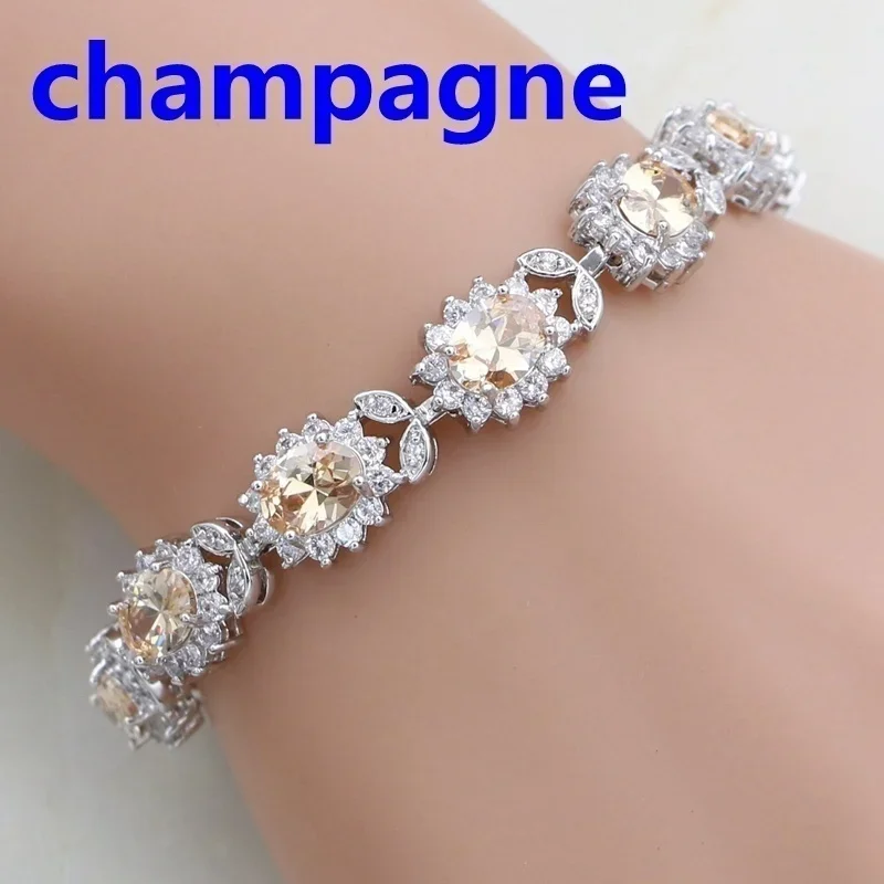 Fashion Crystal Gem Bracelet Temperament Elegant Charm Bracelet Jewelry Gift for Women bracelet jewelry