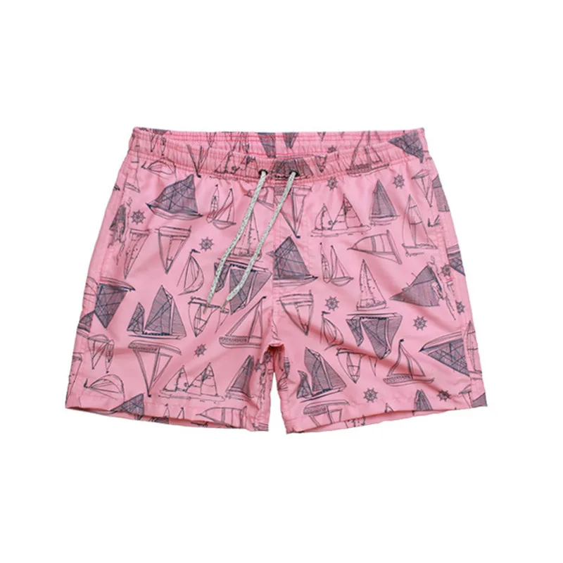 Tropical Summer Holiday Beach Swimming Short Trunks Fast Dry Men's Swimming Beach Surf Shorts Casual Fashion Male Hybird Shorts swim trunks