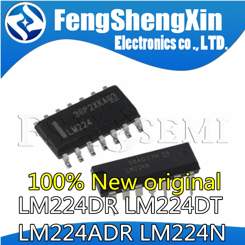 

10pcs New LM224DR SOP-14 LM224DT SOP14 LM224ADR LM224N DIP-14 operational Amplifier IC