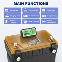 ANCEL BM200 PRO Battery Tester 12V LED Monitor Display Professional Battery Health SOH SOC Tester Analyzer Charging Tester Tool - Image 3
