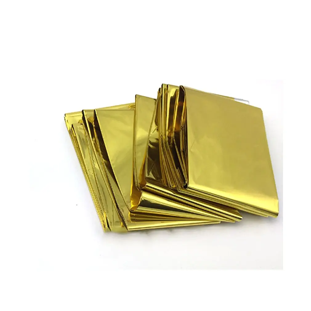 Outdoor lifesaving and emergency insulation blanket-gold 210 * 130CM