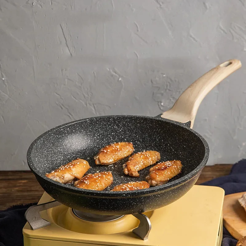 Carote Nonstick Deep Frying Pan with Lid, 12.5 inch Skillet Saute Pan Induction