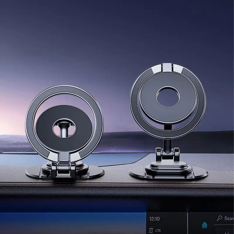 

High Quality Foldable Smartphone Holder 360 Degree Rotation Magnetic Phone Holder For Car Universal Dashboard Phone Holder