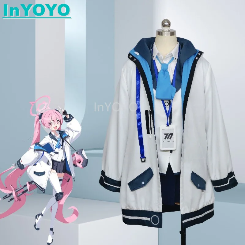 

InYOYO Kurosaki Koyuki Cosplay Blue Archive Costume Game Suit Lovely Uniform Role Play Halloween Party Outfit Women Customized