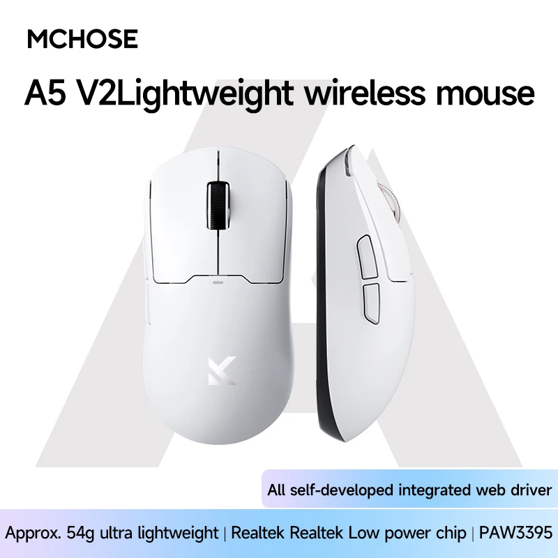 マウス・トラックボール Mchose A5 ultra v2 Amazon.com: Hyekit MCHOSE A5 V2 Ultra Wireless Esports