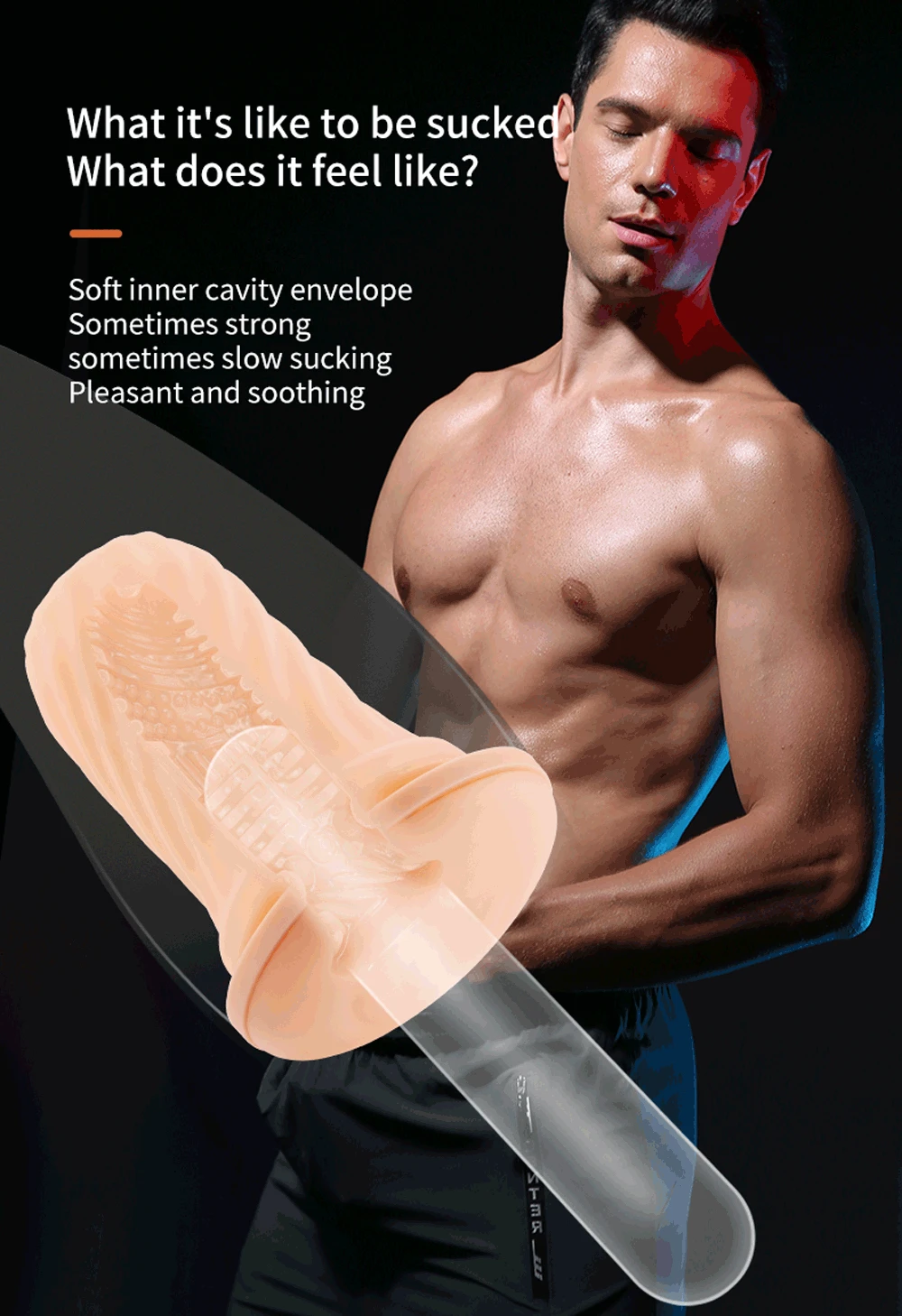 Automatic Masturbation Cup With Vibration And Blowjob Function_voghion.com