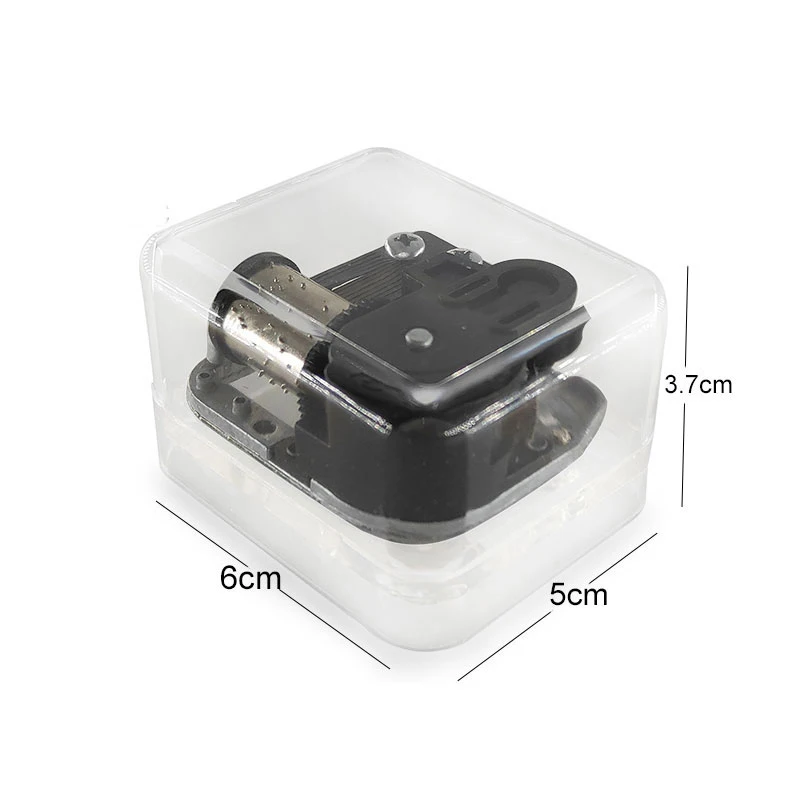 Elegant 18-Tone Music Box with 'Clocks' Clip – Perfect Study Desk Ornament and Holiday Gift