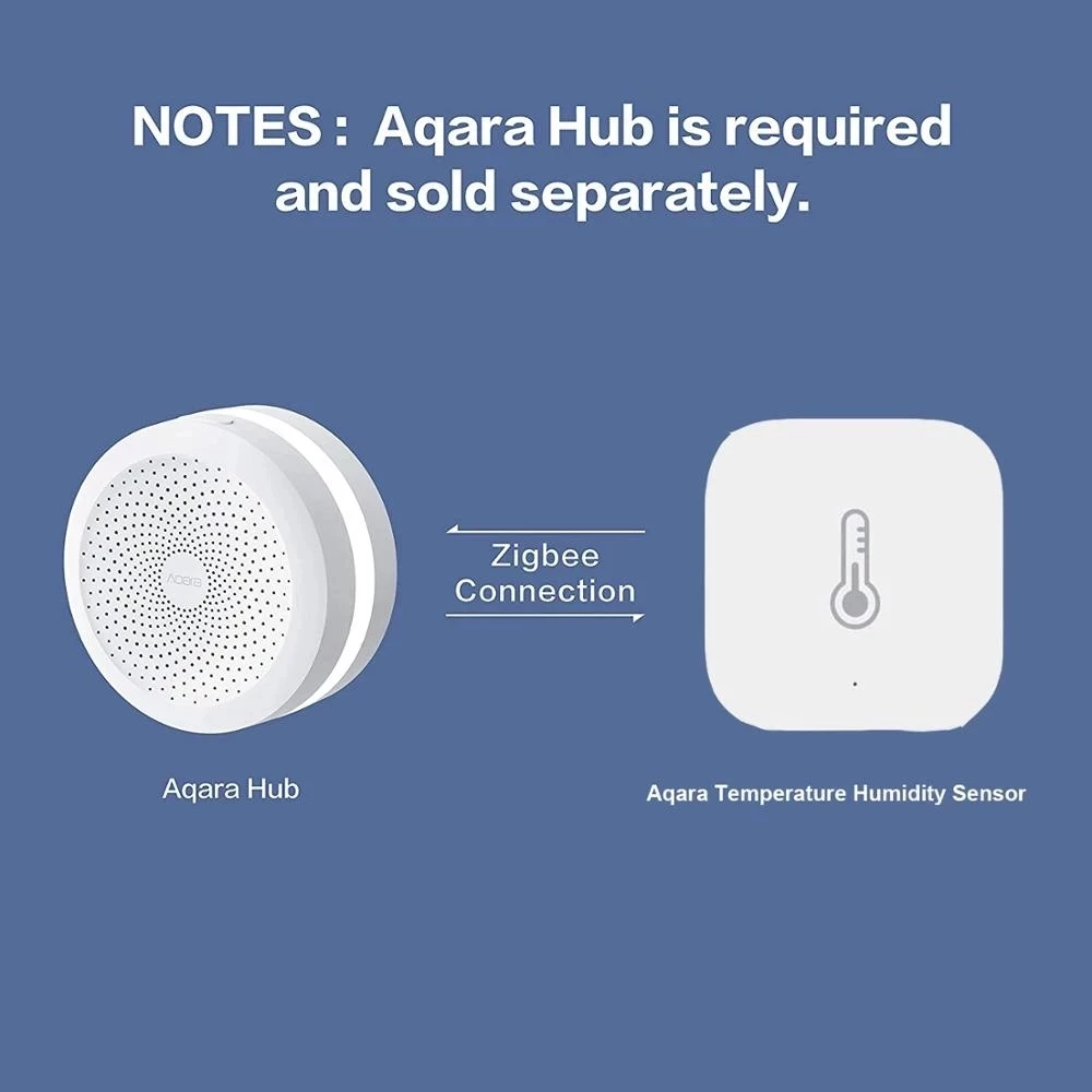 Smart Temperature Sensor Temperature Humidity Meter Aqara Temperature Sensor Smart Air Pressure Humidity Environment Sensor Smart Control Work With Aqara Hub Mihome Homek APP