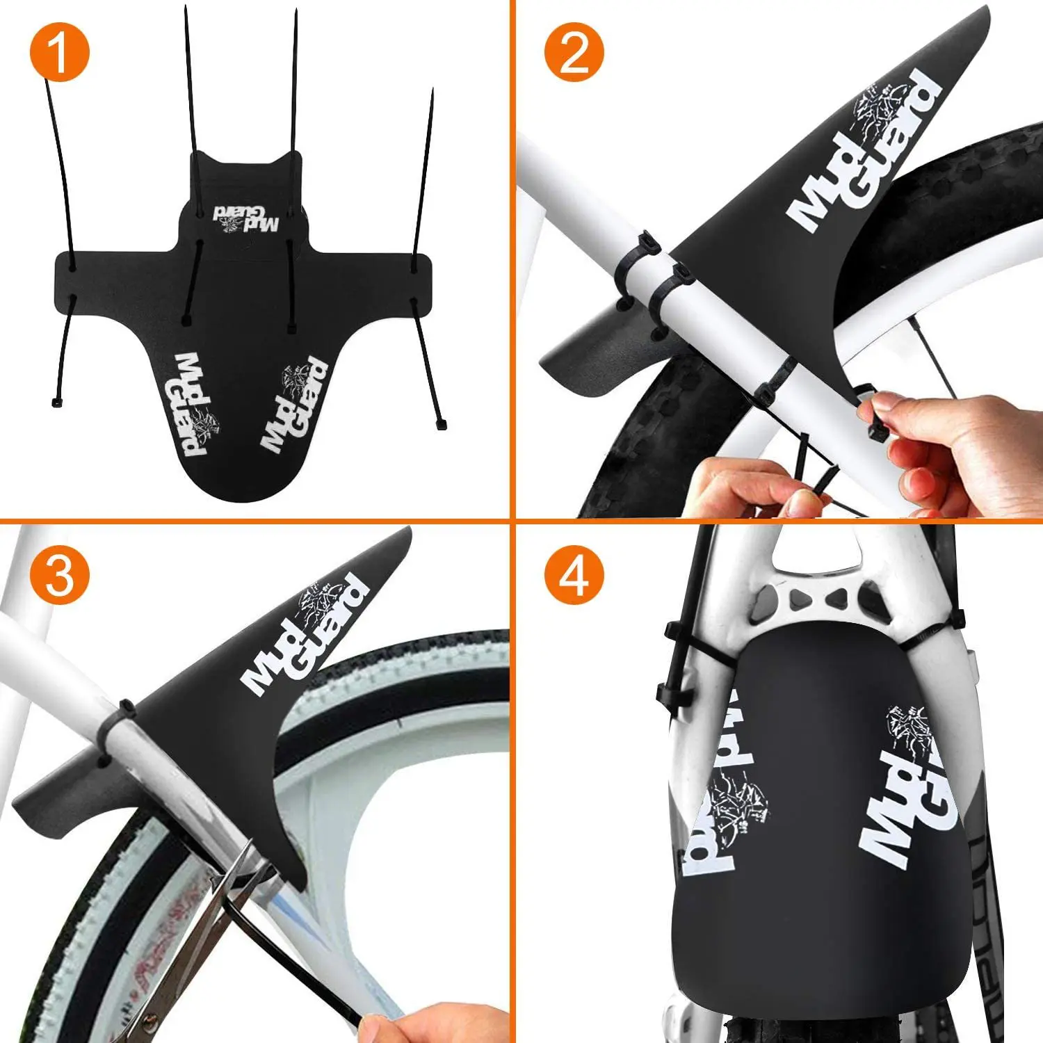 Bicycle Fender Portable Mountain Bike Mudguard Mini Road Bike Fender Ultralight MTB Mud Guard Bicycle Front Rear Mud Guard