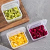 4PCS Fruit Cheese Box Frozen Meat Box Food Grade Refrigerator Freezer Storage Special Small Spare Food Fresh-Keeping Box 4