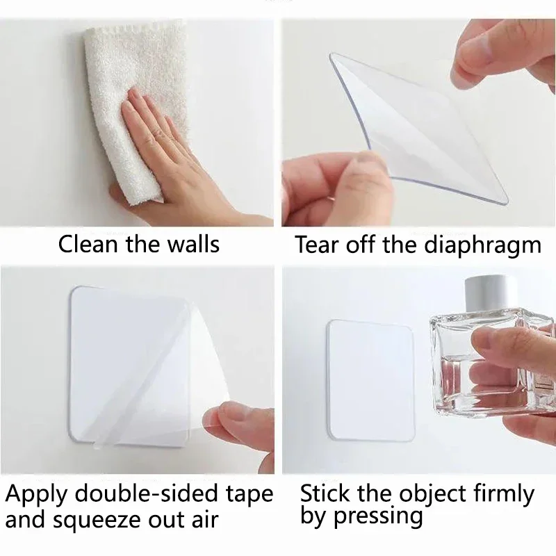 Ultra-Durable Transparent Nano Adhesive Tape - Waterproof, No-Trace, 100-Pack