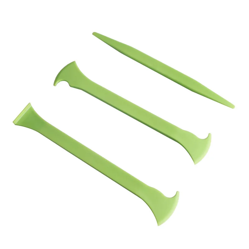Car Wrapping Tools 3Pcs Micro Squeegee Curves Slot Tint Edge Trimming Squeegee Edge-closing Scraper Vinyl Wrap Applicator Tool Kit