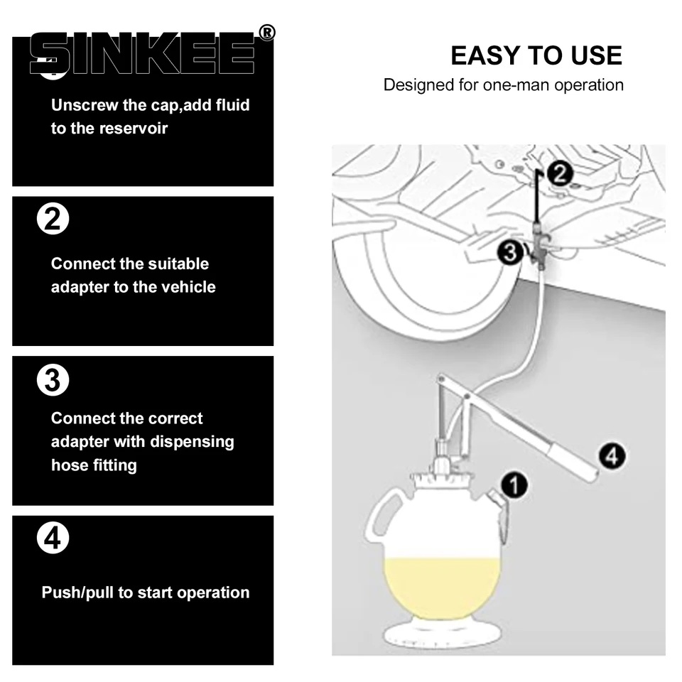 Orion Motor Tech 7.5L Pompa Per Olio Cambio, Riempimento - Foto 11