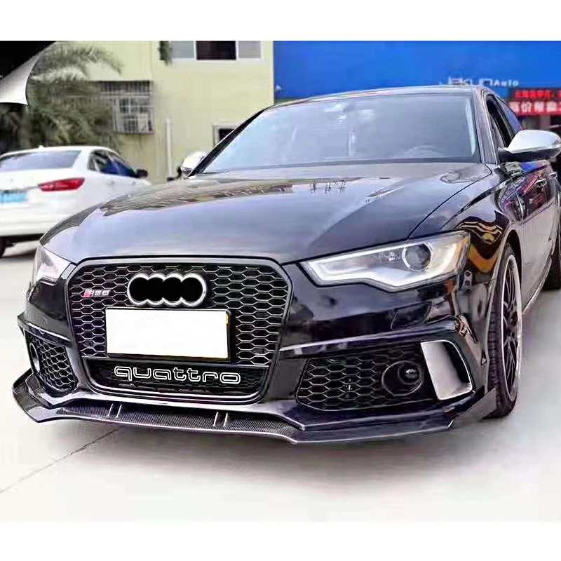 

High quality Auto body kit for audis A6 C7 upgrade to RS6 1:1 Front bumper with grille material 2012-2015