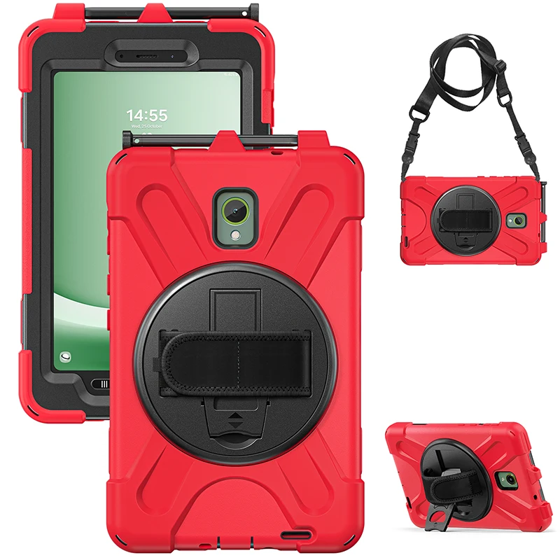 Enhanced Protective 360° Rotating Tablet Case with Stand
