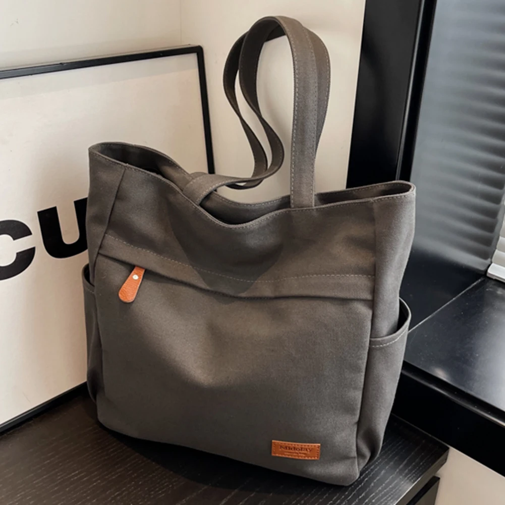 Women Multi-Pocket Handbag Large Capacity Satchel Hobo Bag Versatile Top Handle Bag Fashion Tote Handbag Work Travel Bag