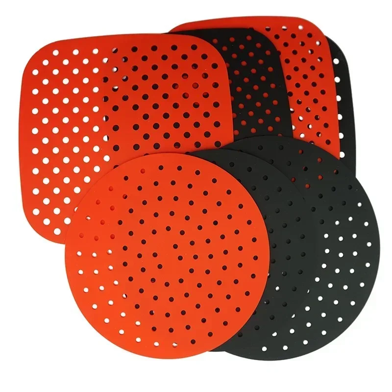 Air fryer liners Air fryer accessories Silicone baking mat Air Fryer Non-stick Baking Mat Cake Grilled Saucer Silicone Mat kitchen Accessories Pastry Tools Accessories Bakeware Oil Mats