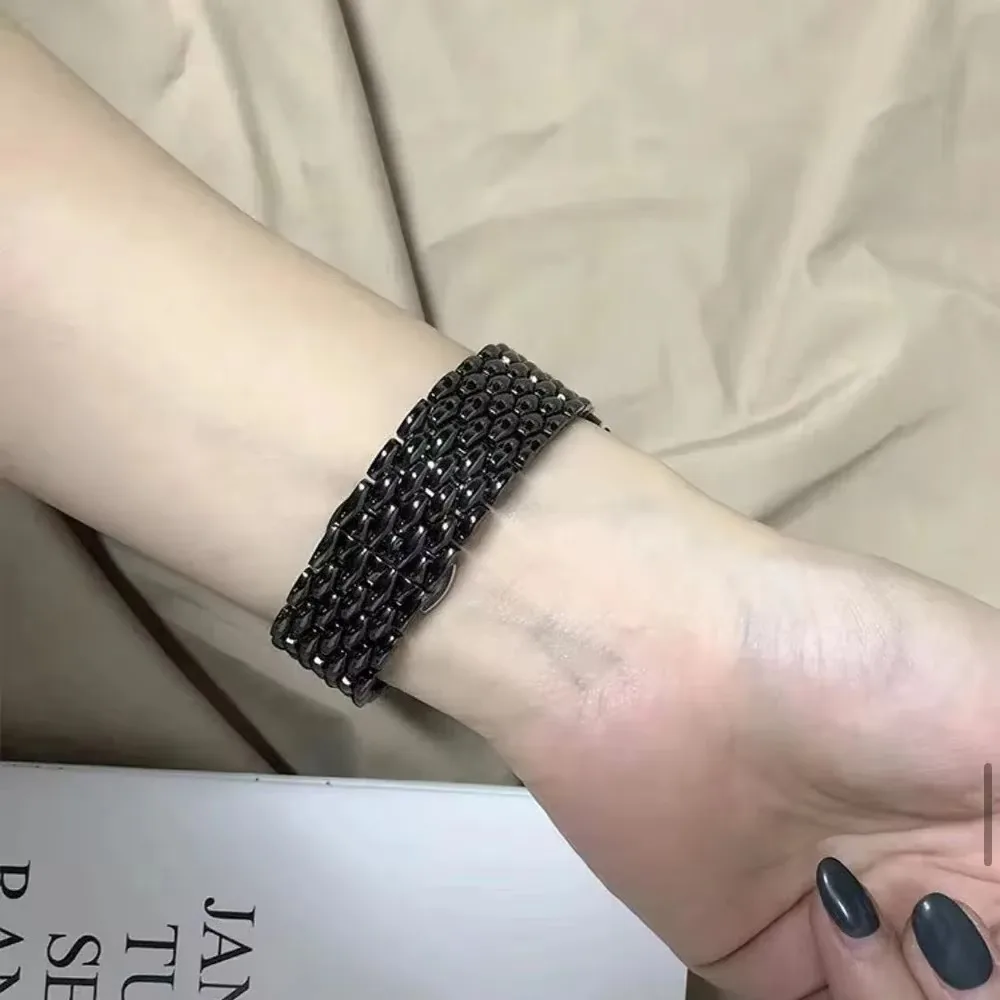 سوار معدني من الفولاذ المقاوم للصدأ لساعة سامسونج...