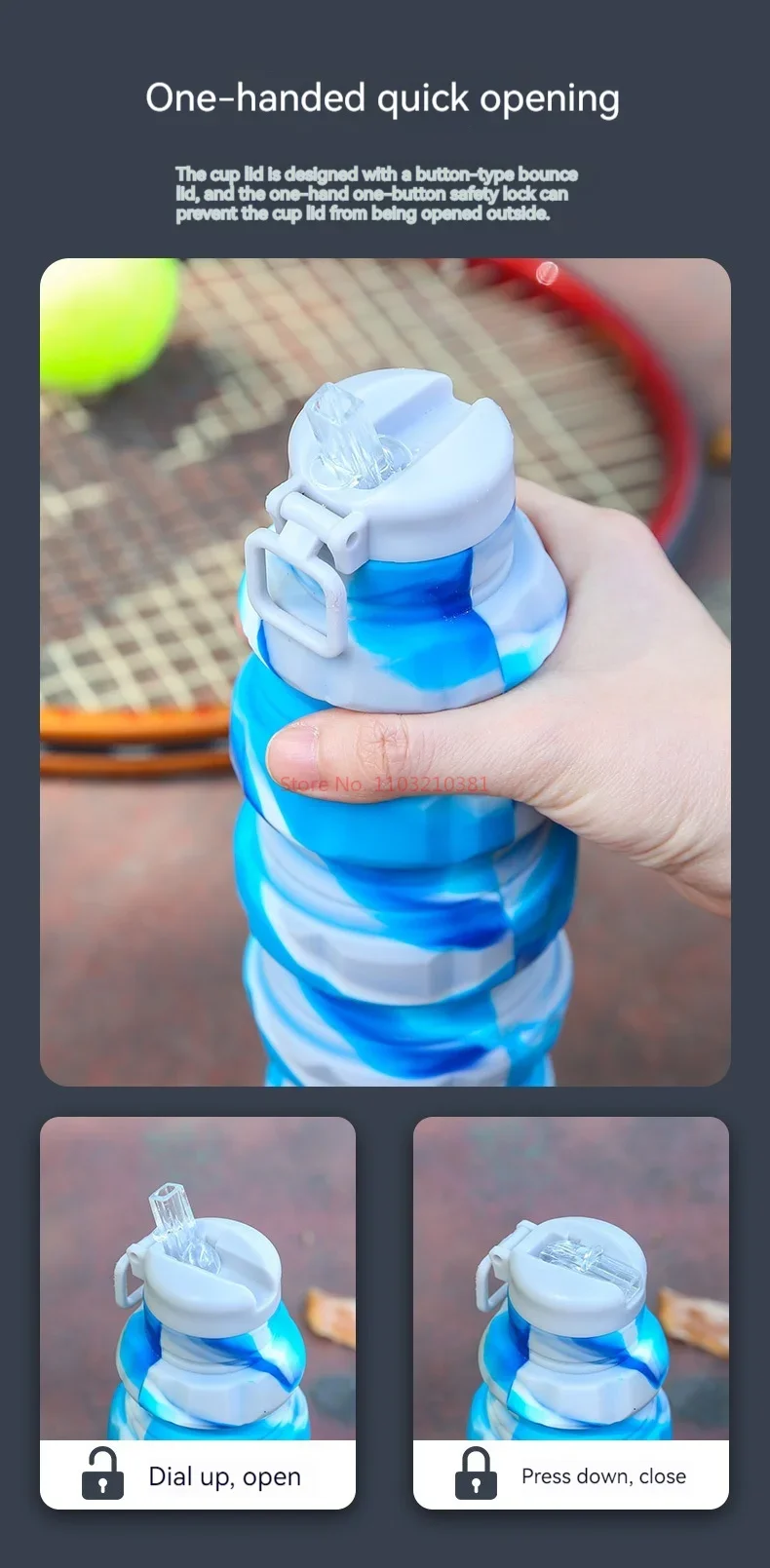 New Platinum Silicone Grenade Folding Water Bottle Creative Scalable Outdoor Sports Camping Portable Water Bottle And Cup 500Ml 9 New Platinum Silicone Grenade Folding Water Bottle Creative Scalable Outdoor Sports Camping Portable Water Bottle And Cup 500Ml