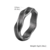 Bagues en acier inoxydable pour hommes et garçons, bague simple pour couples, bijoux vintage, cadeaux punk