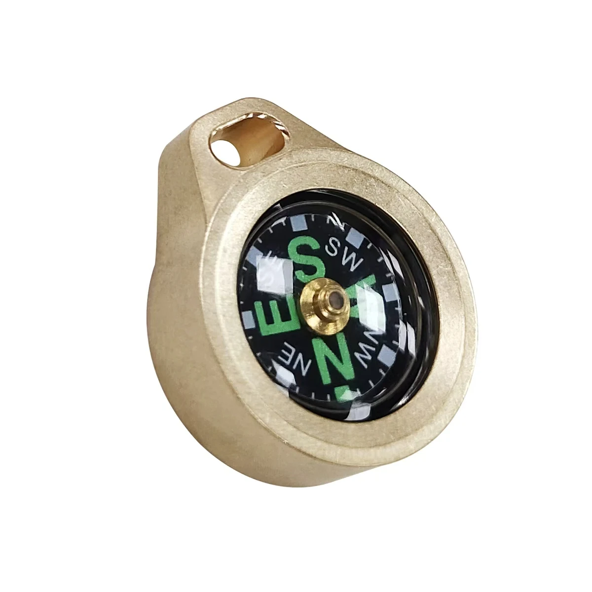 Outdoors Emergency Survival EDC Camping Hiking Pocket Brass Compass Portable Compass Navigation for Outdoor Act Keychain whistle keychain tactical keychain keychain tool keychain charm