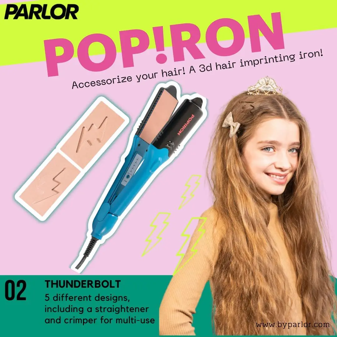 3D Image Modeling Star Hair Straightener Straight Hair Clip Curling Iron Straight Curl Dual-use Hair Curlers 3
