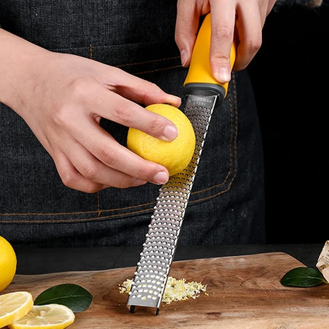 Cheese Grater Lemon Zester Grater with Handle Kitchen Grater Set of 5  Stainless Steel for Cheese Spices Ginger Garlic Chocolate Vegetable Fruit