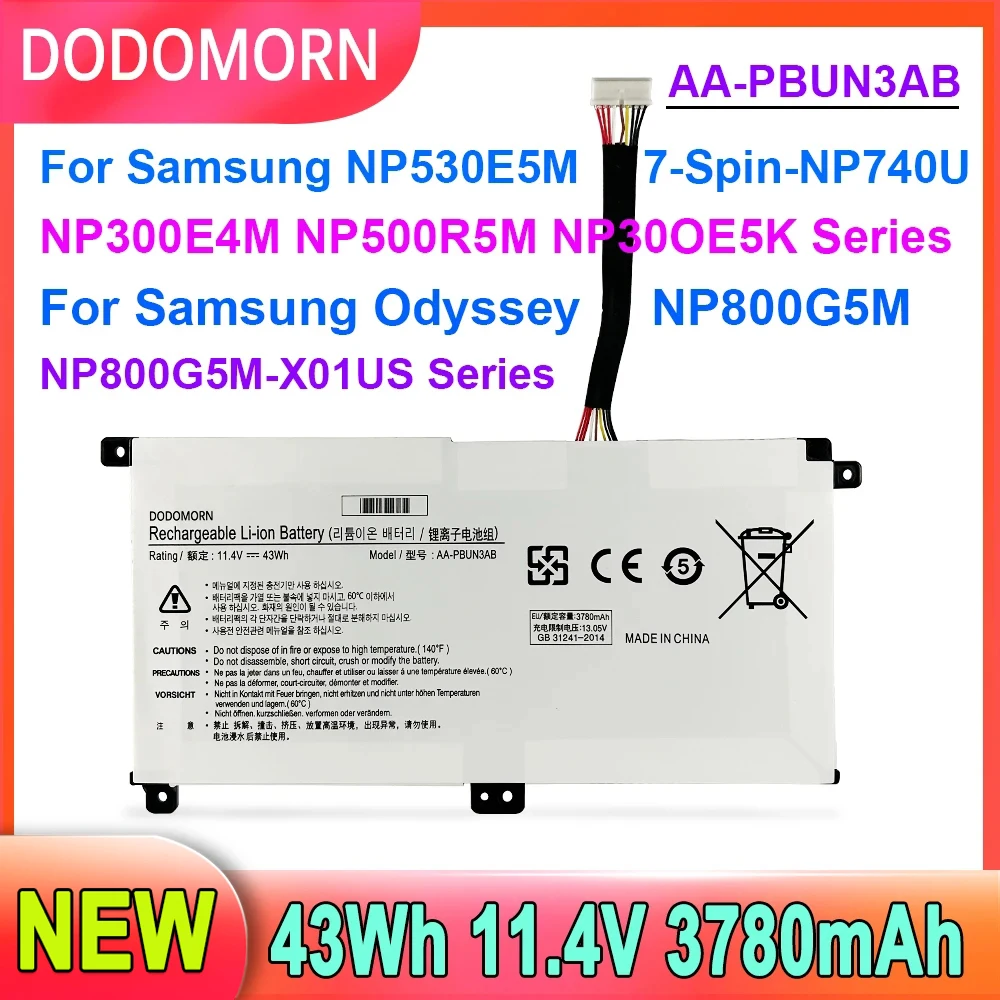 Bateria do portátil para Samsung, AA-PBUN3AB, 500R5M,