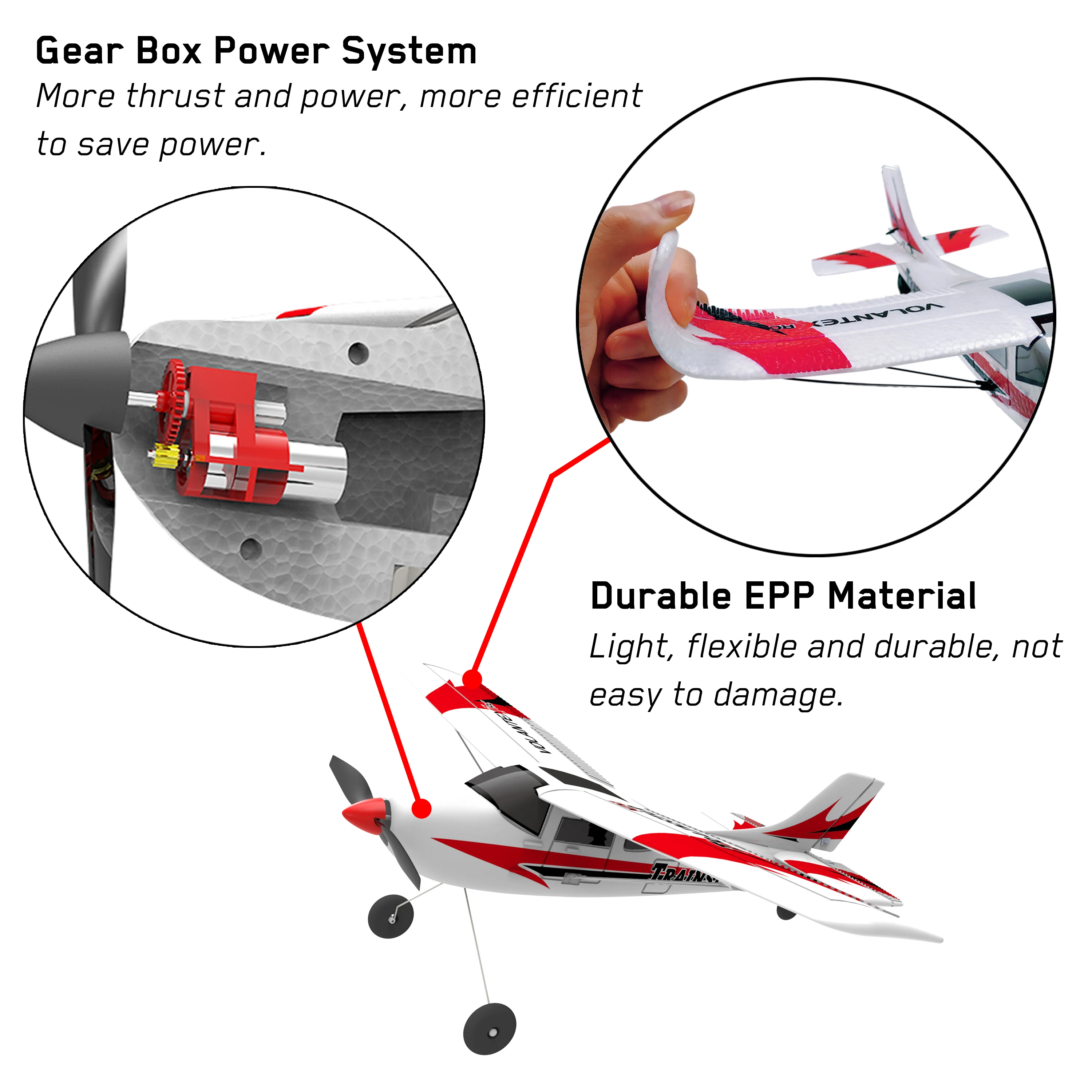 Avion RC Xpilot Stabilisateur 2.4Ghz Débutant 20min Vol