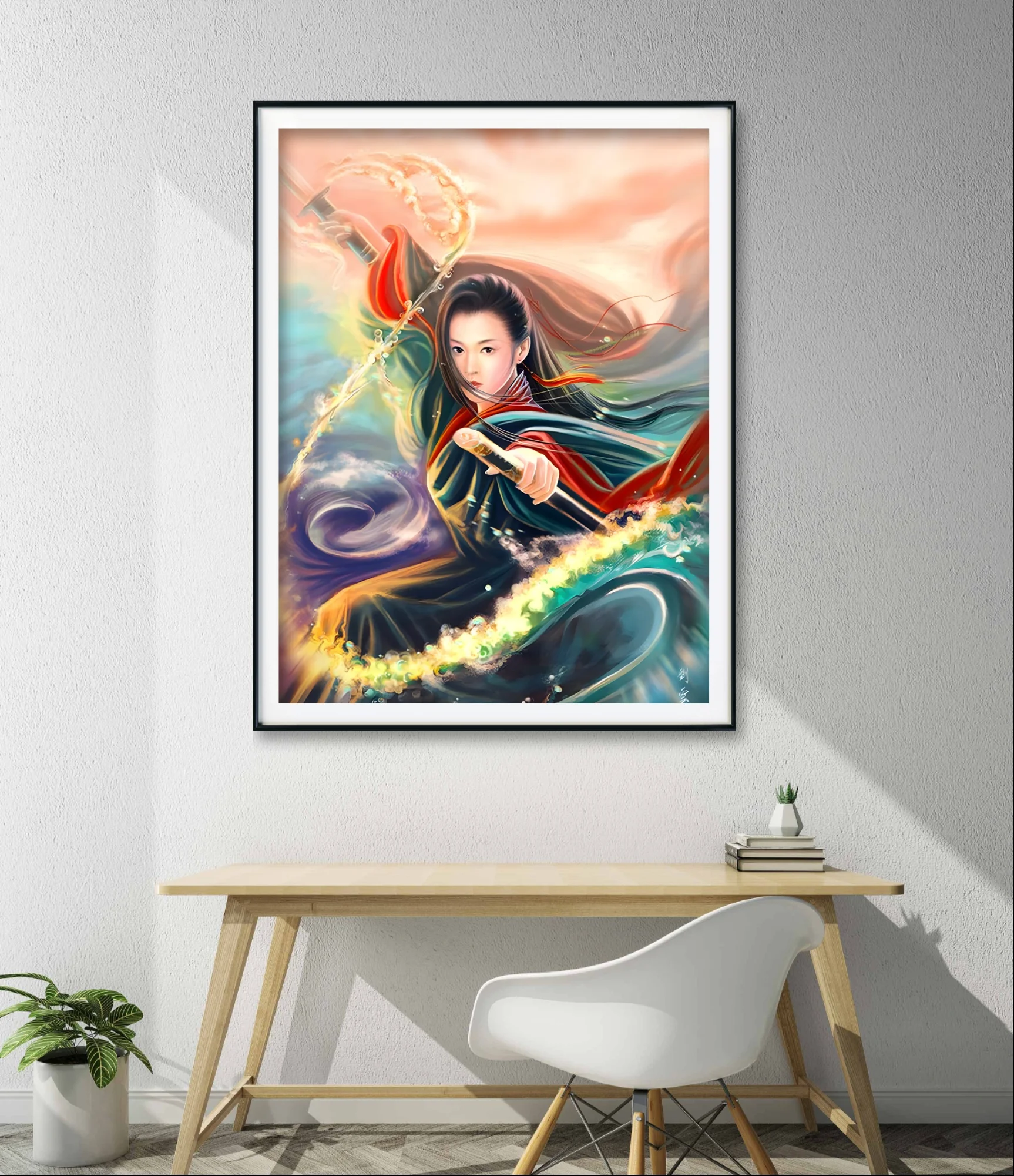 Рисунок 3 - Картина из страз с крапинками тигра