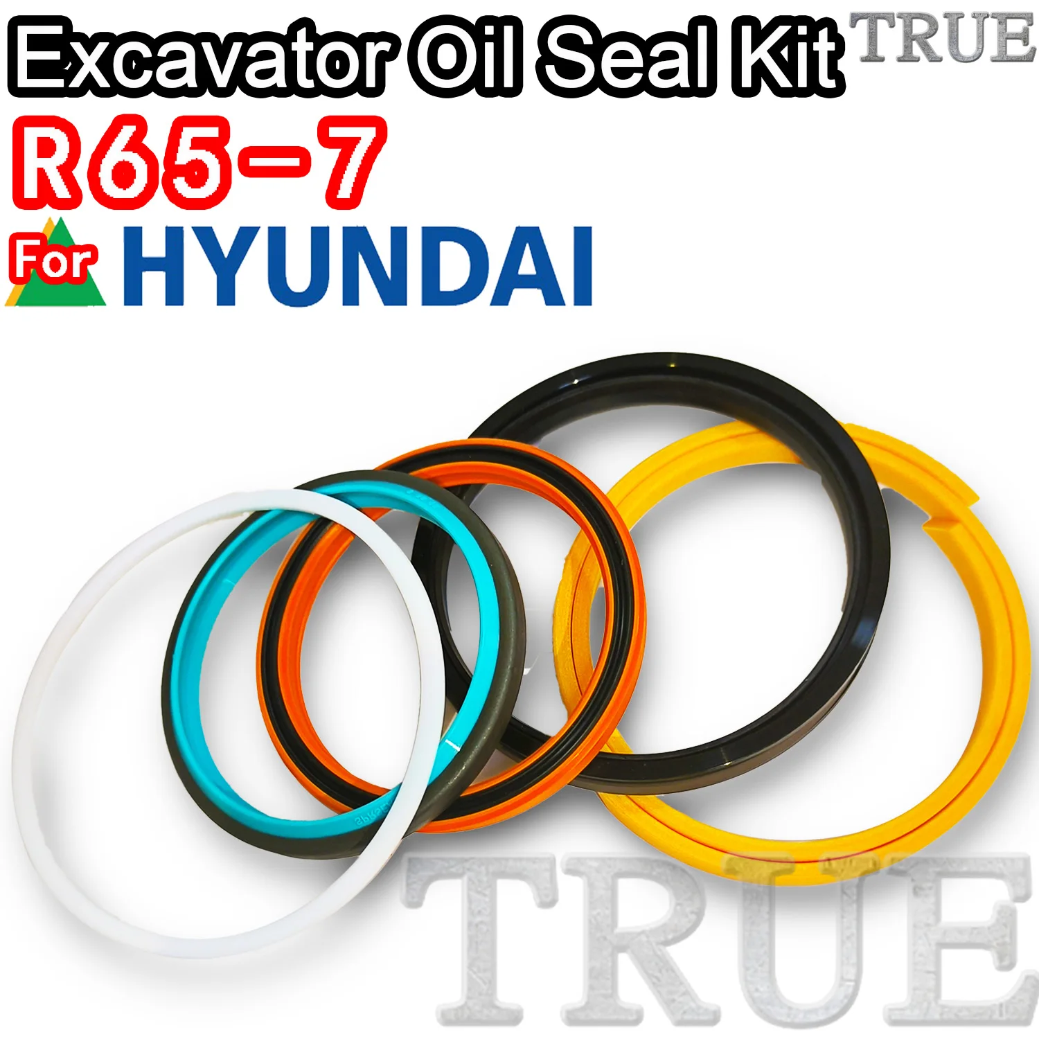 

For R65-7 Hyundai Oil Seal Excavator Repair Kit R65 7 ARM Bucket Hydraulic Pump Digger Clamshell Shovel Adjust Swing Gear Gasket