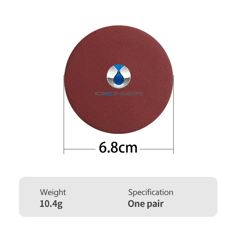 Car Anti Slip Mat Water Cup Slot Coaster Decoration Pad For Denza D9 N7 X N8 Dmi EV