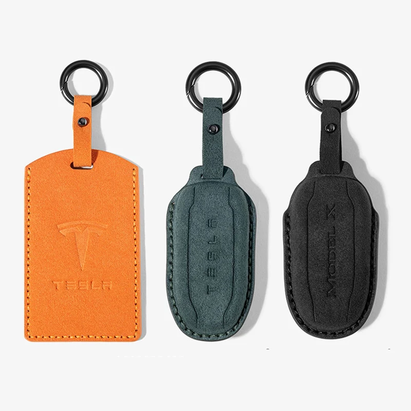 

Car Key Fob Case Cover Shell For Tesla Model 3 Model X Model S Model Y Keychain Key Bag Holder Protector Accessories