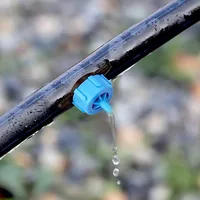 100pcs Pressure Compensating Drippers,Drip Irrigation Emitters for Watering Irrigation System, Garden Lawn Plant Water Sprinkler 2