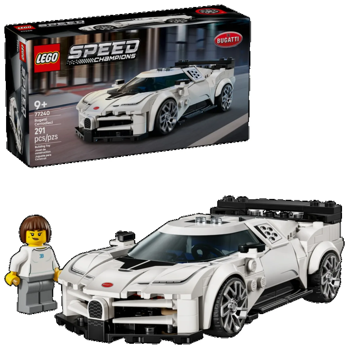LEGO® Speed Champions Bugatti Centodieci Hyper Sports Car (77240